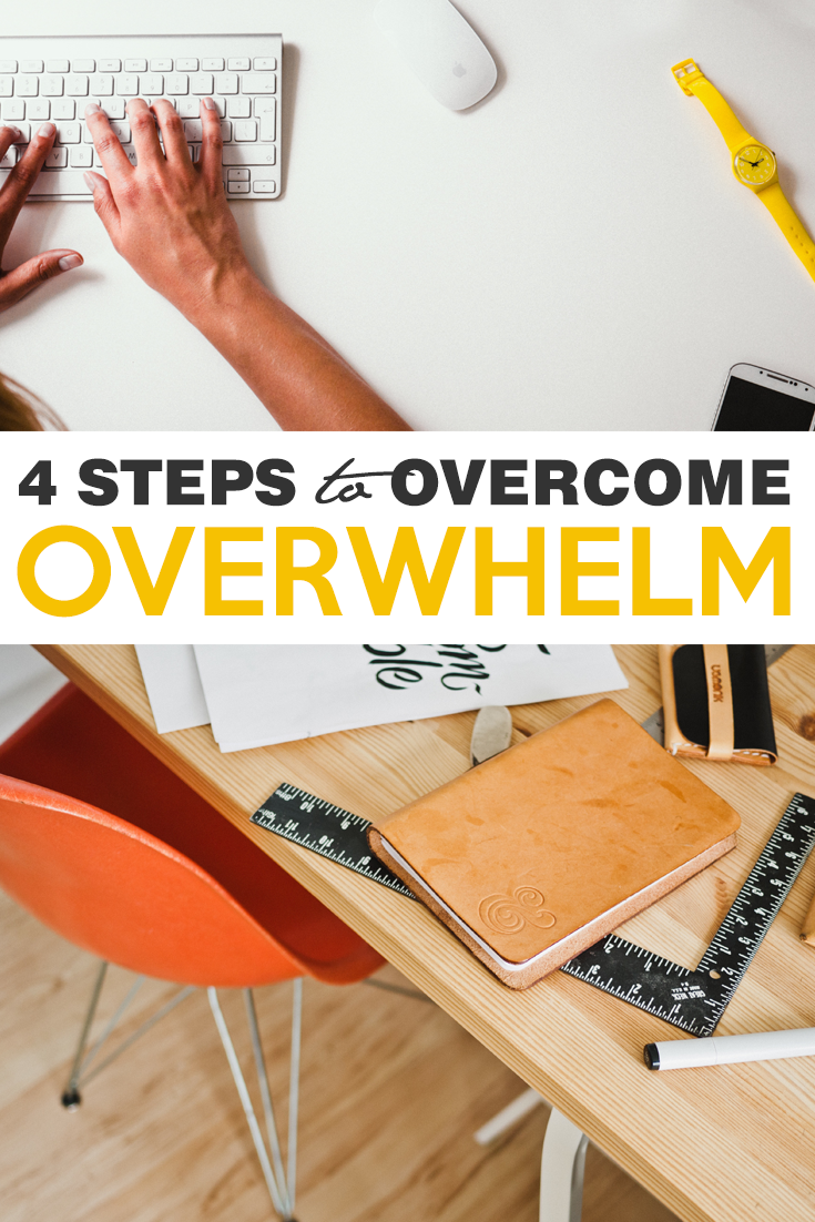 How to overcome overwhelm... a work at home mom's tips on staying sane with an insane schedule.