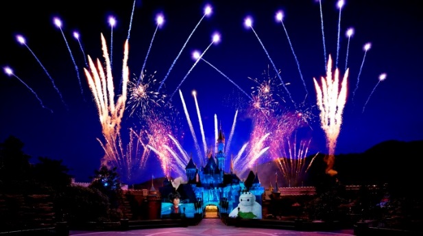 The fireworks display at Hong Kong Disneyland will be grander, bigger, more colorful.