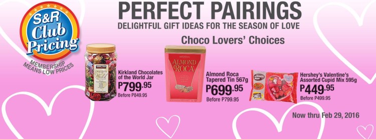 Treat your kids this Valentine's month by bringing home a pack of V-day themed chocolates!