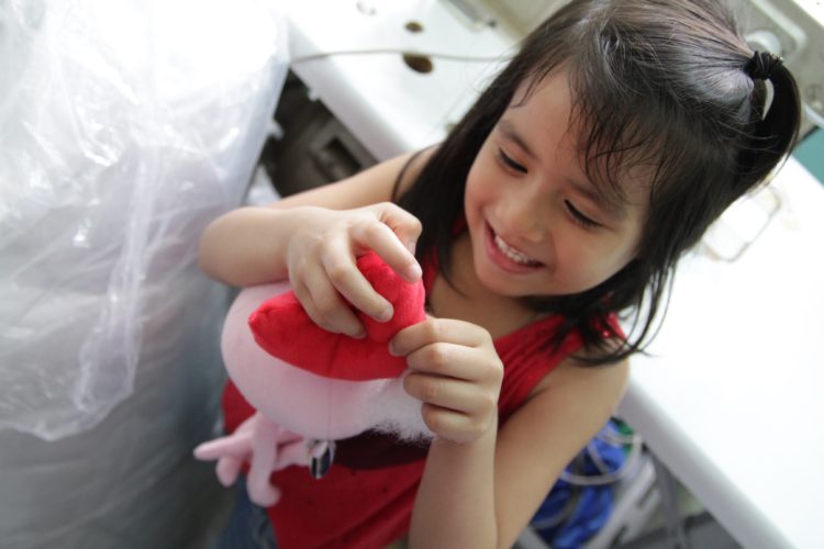 Plush & Play supports the community by hiring mothers in the production line.