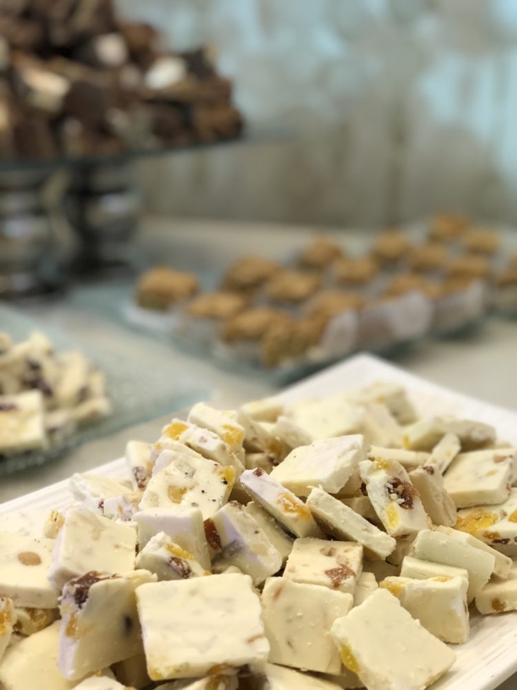 White chocolate treats at Cravings